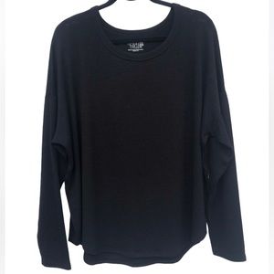 Time & Tru lightweight classic black sweater 20 XXL